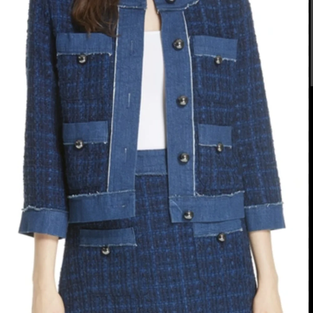 Kate Spade Tweed Denim Suit - Picture 5 of 7